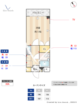 アーデン曙 201 【東京都曙橋駅】 の間取り図