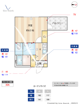 フェリチータ越谷 202 【埼玉県せんげん台】 の間取り図