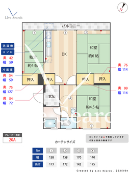 寿コーポ 502 【福岡県七隈駅】 の間取り図