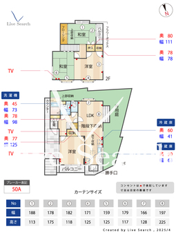 飯倉1丁目戸建て  【福岡県金山駅】 の間取り図