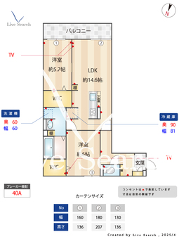 ディアコート芦屋大原町 201 【兵庫県東海道本線　芦屋駅】 の間取り図