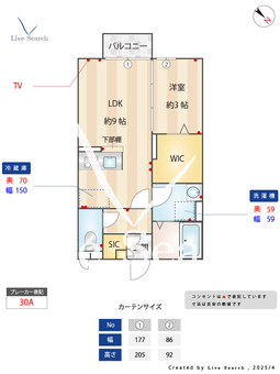 エルミタージュⅡ 203 【宮原駅】 の間取り図