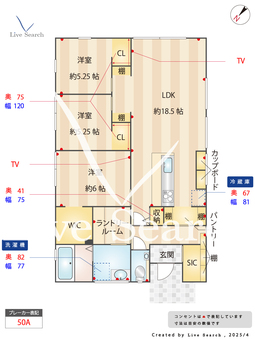 三代3号地  【福工大前駅】 の間取り図