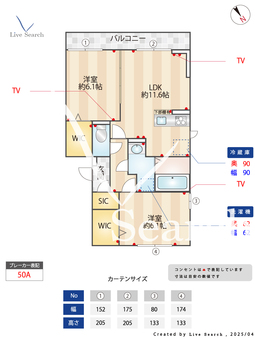 カサヴェール 306 【東京都松が谷駅】 の間取り図