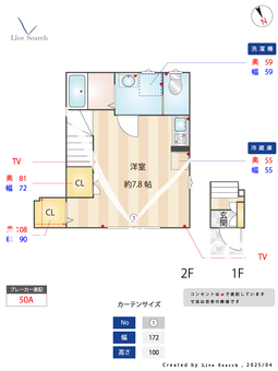 ベレガンス柏 202 【695-30】 の間取り図