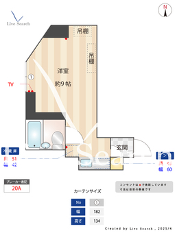 Roca都島 501 【大阪府野江内代駅】 の間取り図