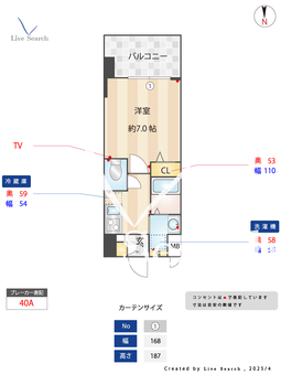 S-FORT難波西 902 【大阪府芦原町駅】 の間取り図