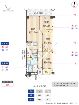 三国本町スカイハイツ 805 【大阪府三国】 の間取り図