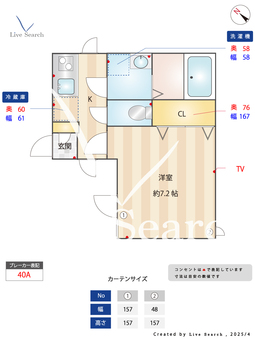 ビーレジデンス北新宿 301 【東京都東中野】 の間取り図