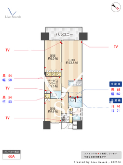 MJR博多ザ・レジデンス 219 【福岡県博多駅】 の間取り図