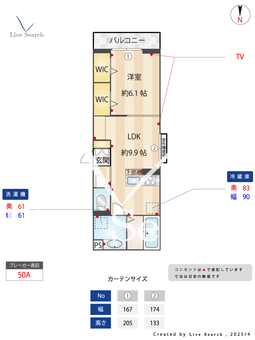Dアヴァンス高富B  301 【埼玉県吉川】 の間取り図