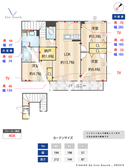 アルフラット 201 【東京都上北沢駅】 の間取り図