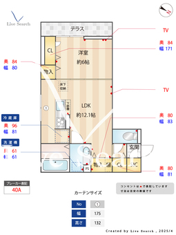 エウプロシュネー 102 【埼玉県八潮駅】 の間取り図