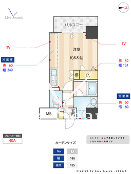 Aoiレジデンス早稲田 902 【東京都早稲田駅】 の間取り図