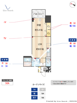 S-RESIDENCE阿波座bouncy 1107 【大阪府阿波座駅】 の間取り図