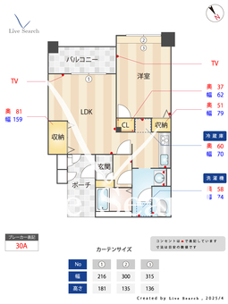 サーパス大博通り 605 【福岡県祇園駅】 の間取り図