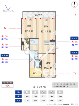 フォレスターⅠ 105 【茨城県小木津駅】 の間取り図