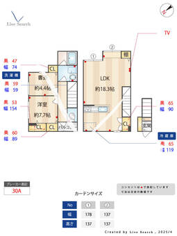 アレーゼ下馬 202 【東京都祐天寺駅】 の間取り図