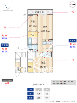 セレスティア上鷺宮  201 【富士見台駅】 の間取り図