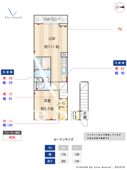 セレスティア上鷺宮  203 【東京都富士見台駅】 の間取り図