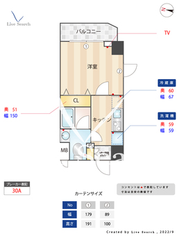 アマヴェル洗足 301 【東京都洗足駅】 の間取り図