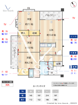 グランヴィル高良内 101 【福岡県久留米（西鉄天神大牟田）】 の間取り図
