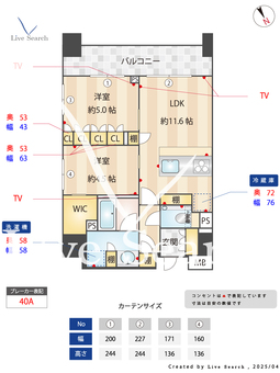 プレシス上野リュクス 302 【東京都上野駅】 の間取り図