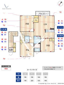 ビューコートm c202 【水城駅】 の間取り図