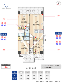 パレステージ横浜十日市場 201 【神奈川県十日市場駅】 の間取り図