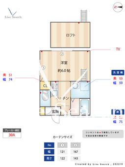 ライブリー成増PART2 201 【東京都成増駅】 の間取り図