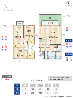 ルーチェガーデン　A 101 【東京都三鷹台駅】 の間取り図