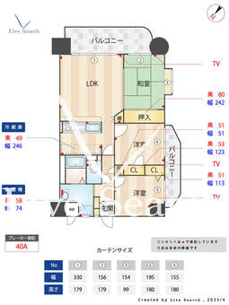 コアマンション美野島 301 【福岡県博多駅】 の間取り図