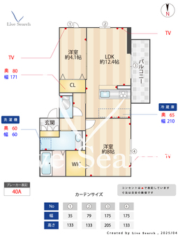 Euphoria籠池通  201 【兵庫県王子公園駅】 の間取り図