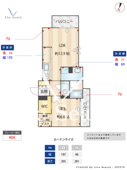 ロンドヴェルチュ覚王山 302 【愛知県池下駅】 の間取り図
