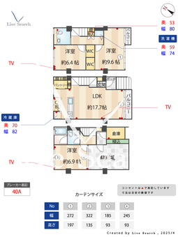 739002R	ACTTAS-T　A棟 3 【東京都祐天寺駅】 の間取り図