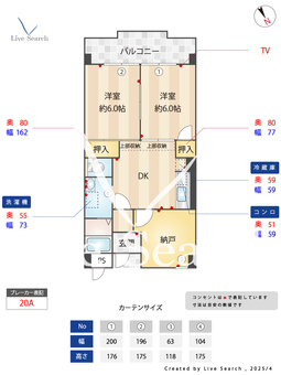 	恒信ハイツ 207 【長居駅】 の間取り図
