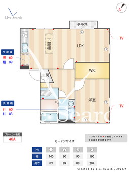 ビューテラスB 101 【茨城県南守谷駅】 の間取り図