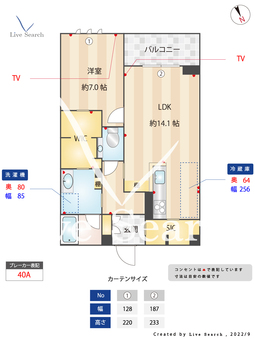 グリーンセント 202 【神奈川県宿河原駅】 の間取り図