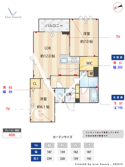グリーンセント 305 【神奈川県宿河原駅】 の間取り図