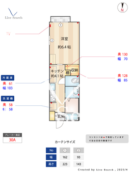 シャルマン千年新町 201 【神奈川県武蔵新城駅】 の間取り図