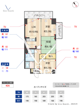 ハピネス川名 501 【愛知県川名駅】 の間取り図