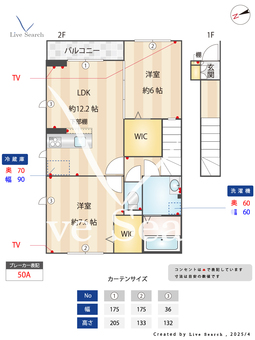 ガーデン島町東 201 【埼玉県東武鉄道野田線　七里駅　徒歩16分】 の間取り図
