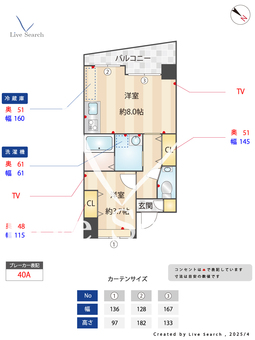 エンクレストけやき通り 602 【中央区赤坂駅】 の間取り図