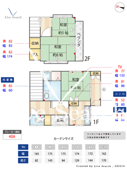 角田貸家 B 【千葉県習志野駅】 の間取り図