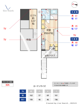 クラソ上野毛 201 【東京都上野毛駅】 の間取り図