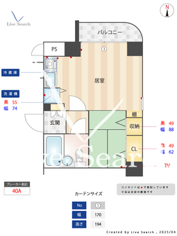 メインステージ江戸川橋 202 【東京都東京メトロ有楽町線 江戸川橋駅】 の間取り図
