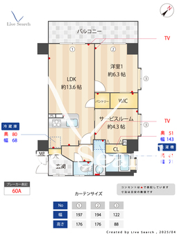 ライオンズマンション上池袋第2 214 【東京都北池袋駅】 の間取り図