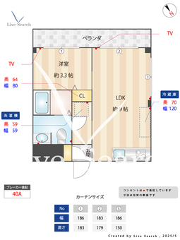 ベルハイツ 201 【埼玉県蕨駅】 の間取り図