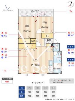 小暮コーポラス 401 【千葉県常盤平駅】 の間取り図