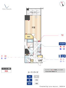プライムメゾン横浜日本大通り 808 【神奈川県東横線　横浜日本大通り】 の間取り図